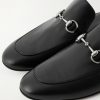Horsebit-Embellished Leather Backless Loafers - CU