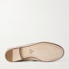 Horsebit-Embellished Woven Suede Loafers - E1 Horsebit-Embellished Woven Suede Loafers - E1