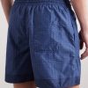 Straight-Leg Mid-Length Logo-Print Swim Shorts - BK Straight-Leg Mid-Length Logo-Print Swim Shorts - BK