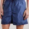 Straight-Leg Mid-Length Logo-Print Swim Shorts - FR Straight-Leg Mid-Length Logo-Print Swim Shorts - FR