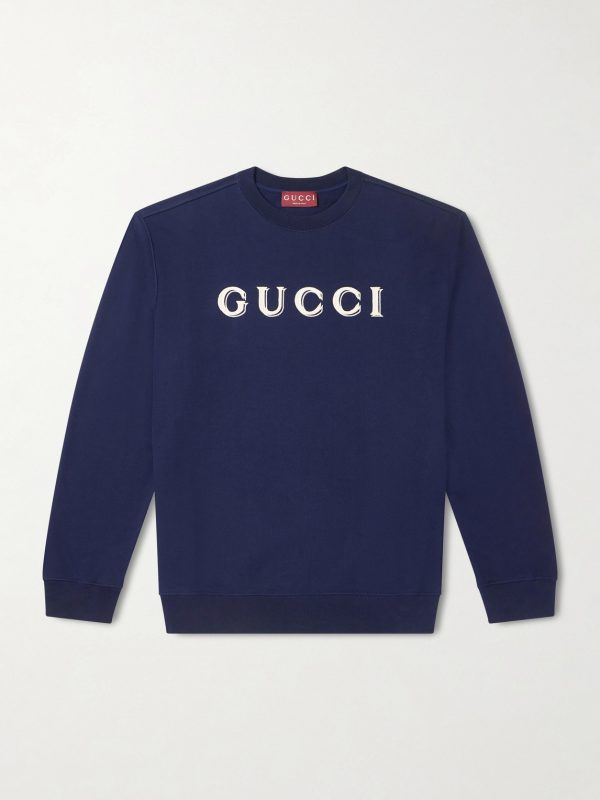 Logo-Embroidered Cotton-Jersey Sweatshirt