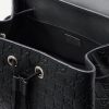 Arabella Logo-Debossed Leather Backpack - E1