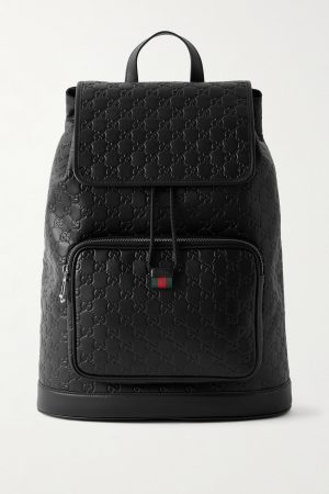 Arabella Logo-Debossed Leather Backpack Arabella Logo-Debossed Leather Backpack