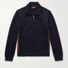 Striped Jersey Track Jacket