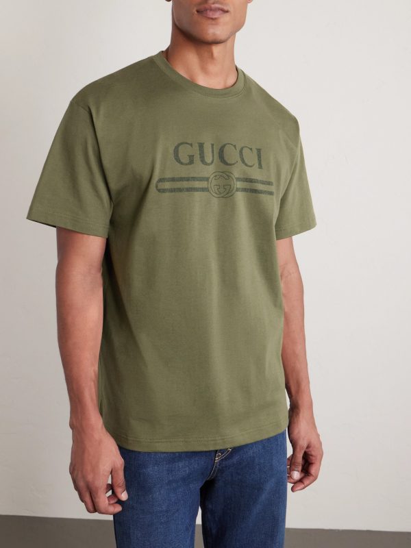 Logo-Print Cotton T-Shirt - FR