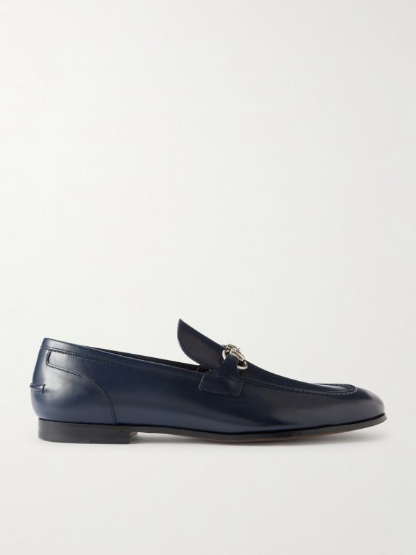 Jordaan Horsebit-Embellished Leather Loafers Jordaan Horsebit-Embellished Leather Loafers