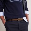 3cm Logo-Debossed Suede Belt - FR 3cm Logo-Debossed Suede Belt - FR