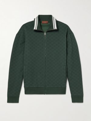Logo-Jacquard Tech-Jersey Track Jacket Logo-Jacquard Tech-Jersey Track Jacket
