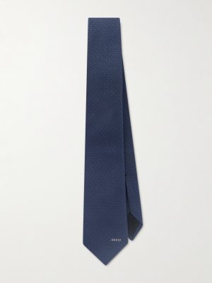 7cm Logo-Jacquard Cotton and Silk-Blend Tie 7cm Logo-Jacquard Cotton and Silk-Blend Tie