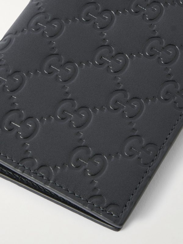Arabella Logo-Debossed Leather Passport Case - CU Arabella Logo-Debossed Leather Passport Case - CU