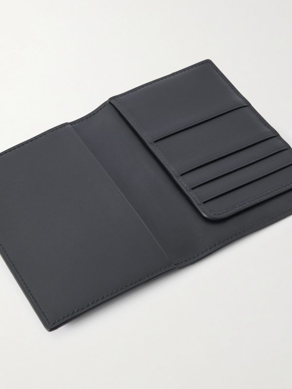 Arabella Logo-Debossed Leather Passport Case - E1 Arabella Logo-Debossed Leather Passport Case - E1
