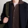 Ribbed-Knit Wool Cardigan - CU Ribbed-Knit Wool Cardigan - CU