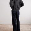 Product Dyed Pima Cotton Zip-Up Hoodie - BK