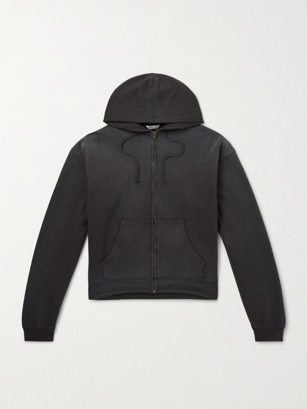 Product Dyed Pima Cotton Zip-Up Hoodie