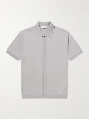 Organic Cotton and Silk-Blend Shirt