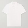 Honeycomb-Knit Organic Cotton Polo Shirt Honeycomb-Knit Organic Cotton Polo Shirt