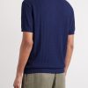 Silk and Cotton-Blend Knitted Polo Shirt - BK Silk and Cotton-Blend Knitted Polo Shirt - BK