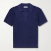 Silk and Cotton-Blend Knitted Polo Shirt Silk and Cotton-Blend Knitted Polo Shirt