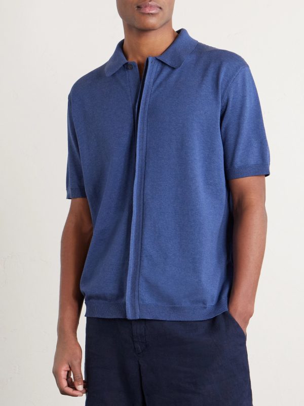 Organic Cotton and Silk-Blend Shirt - FR