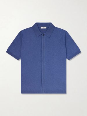 Organic Cotton and Silk-Blend Shirt