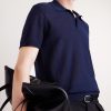 Honeycomb-Knit Organic Cotton Polo Shirt - CU Honeycomb-Knit Organic Cotton Polo Shirt - CU
