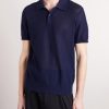 Honeycomb-Knit Organic Cotton Polo Shirt - FR Honeycomb-Knit Organic Cotton Polo Shirt - FR