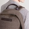 Leather-Trimmed Woven Backpack - OU2 Leather-Trimmed Woven Backpack - OU2