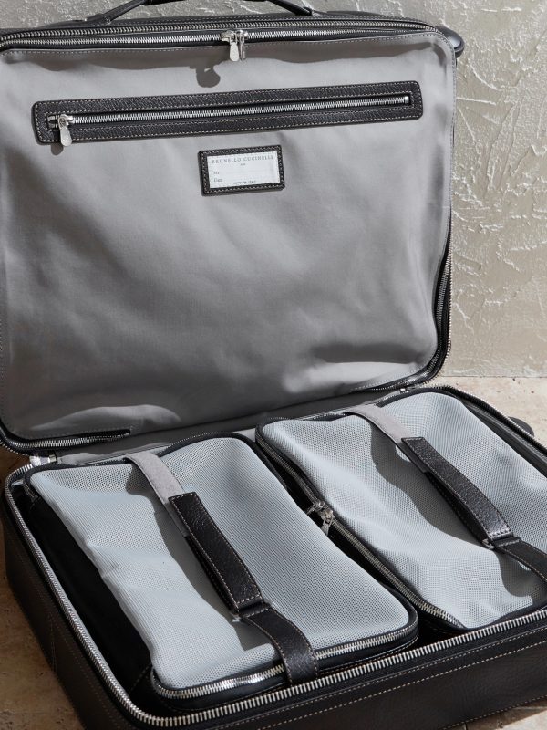 Full-Grain Leather Carry-On Suitcase - E1 Full-Grain Leather Carry-On Suitcase - E1