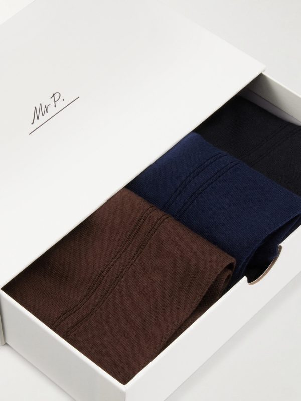 Three-Pack Organic Cotton Socks - CU