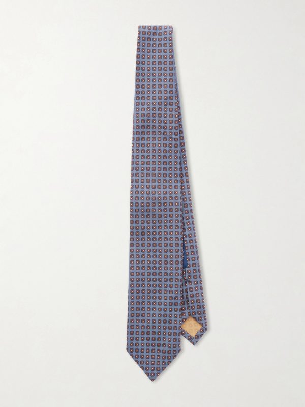 9cm Printed Silk Tie