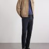 Straight-Leg Cotton-Blend Chinos - OU Straight-Leg Cotton-Blend Chinos - OU