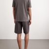 Linen-Blend T-Shirt - BK