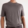 Linen-Blend T-Shirt - CU