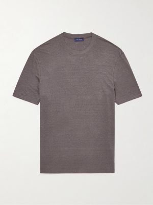 Linen-Blend T-Shirt Linen-Blend T-Shirt
