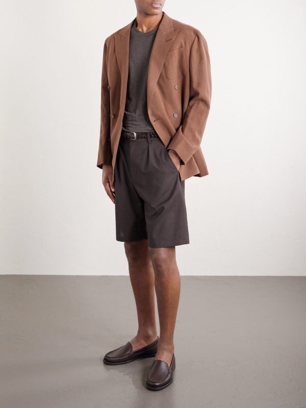 Linen-Blend T-Shirt - OU