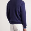 Zip-Up Cotton Sweater - BK Zip-Up Cotton Sweater - BK