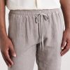 Straight-Leg Linen Drawstring Trousers - CU Straight-Leg Linen Drawstring Trousers - CU
