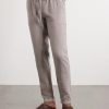 Straight-Leg Linen Drawstring Trousers - FR Straight-Leg Linen Drawstring Trousers - FR