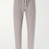 Straight-Leg Linen Drawstring Trousers Straight-Leg Linen Drawstring Trousers