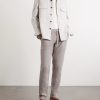 Straight-Leg Linen Drawstring Trousers - OU Straight-Leg Linen Drawstring Trousers - OU