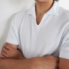 Terry-Cotton Polo Shirt - CU