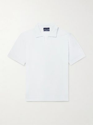 Terry-Cotton Polo Shirt Terry-Cotton Polo Shirt