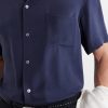 Camp-Collar Silk Shirt - CU Camp-Collar Silk Shirt - CU