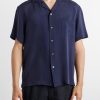 Camp-Collar Silk Shirt - FR Camp-Collar Silk Shirt - FR