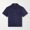 Camp-Collar Silk Shirt Camp-Collar Silk Shirt