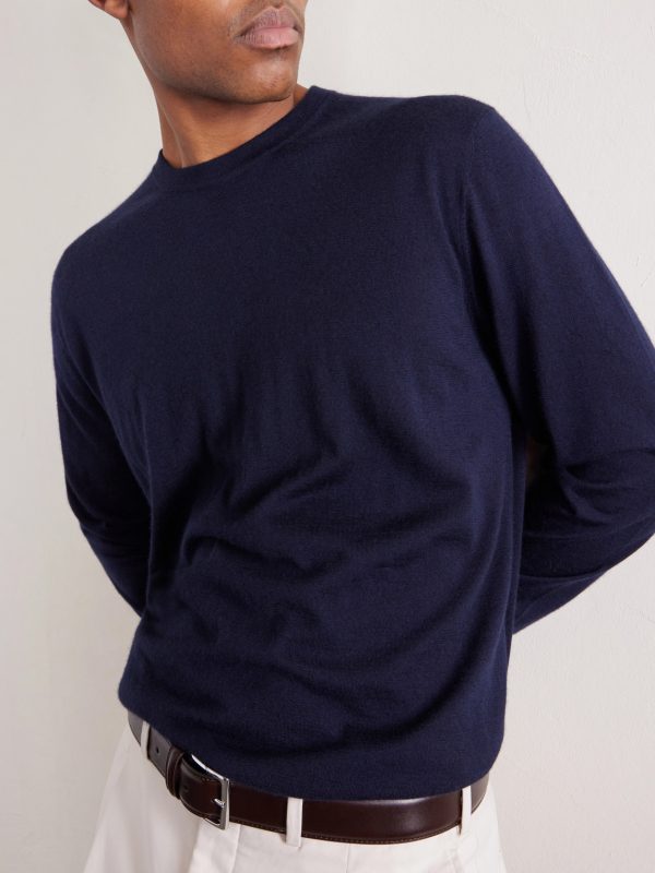 Cashmere and Silk-Blend Sweater - CU Cashmere and Silk-Blend Sweater - CU