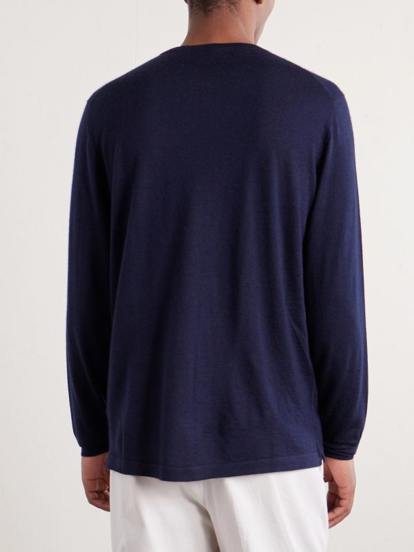 Cashmere and Silk-Blend Sweater - FR Cashmere and Silk-Blend Sweater - FR