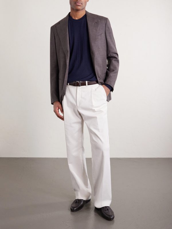 Cashmere and Silk-Blend Sweater - OU Cashmere and Silk-Blend Sweater - OU
