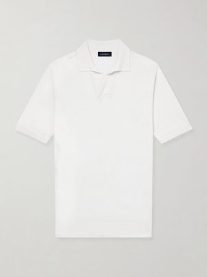Linen and Cotton-Blend Polo Shirt Linen and Cotton-Blend Polo Shirt