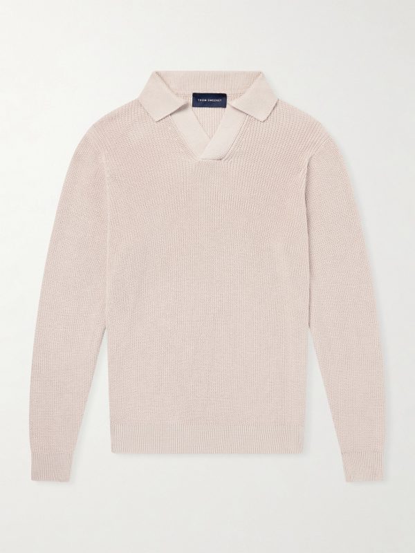 Cotton Long Sleeve Polo